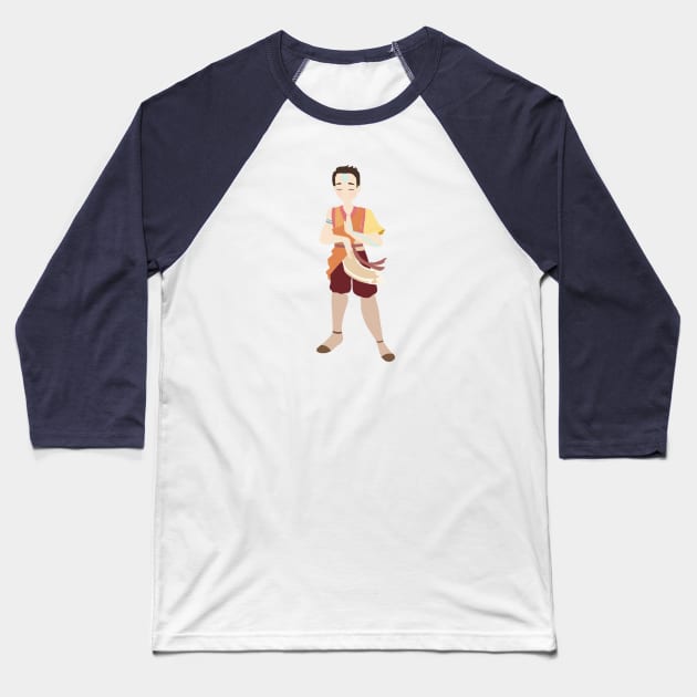 Air Boy 2 Baseball T-Shirt by littlemoondance